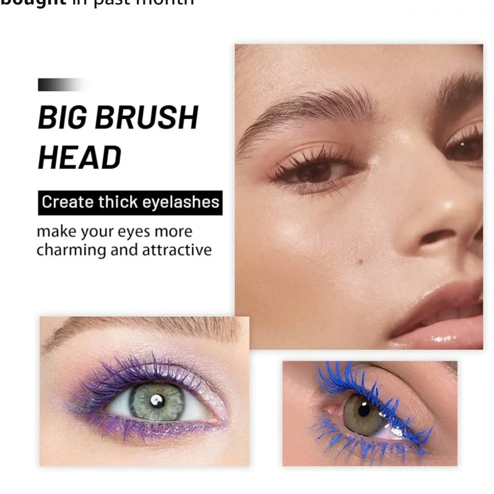 🆕 6 Colors Mascara Set,Colorful Mascara Waterproof Long Lasting Mascara R…